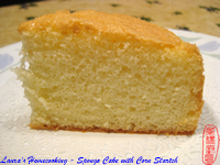 Sponge Cake with Corn Startch