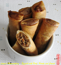 Eggroll with Pork, Potato and Carrot