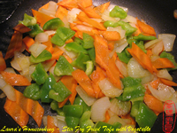 Stir Fry Fried Tofu with Vegetable