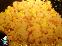 Stir Fried Rice with Sausage Link and Eggs