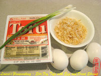 Stir Fry Tofu with Eggs and Dried Shrimp