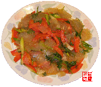 炒凉粉
