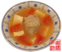 鸡腿豆腐汤
