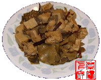 鸡块炖冻豆腐