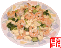 虾仁滑豆腐