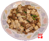 肉末炒豆腐